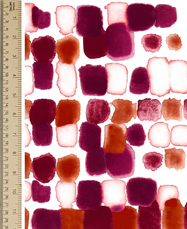 [Create Your Own] Cotton Musola (Tie Dye Square Multi White)
