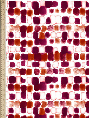 [Create Your Own] Cotton Musola (Tie Dye Square Multi White)