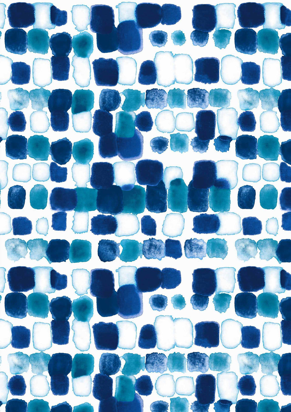 [Create Your Own] Cotton Stretch (Tie Dye Square Multi White)