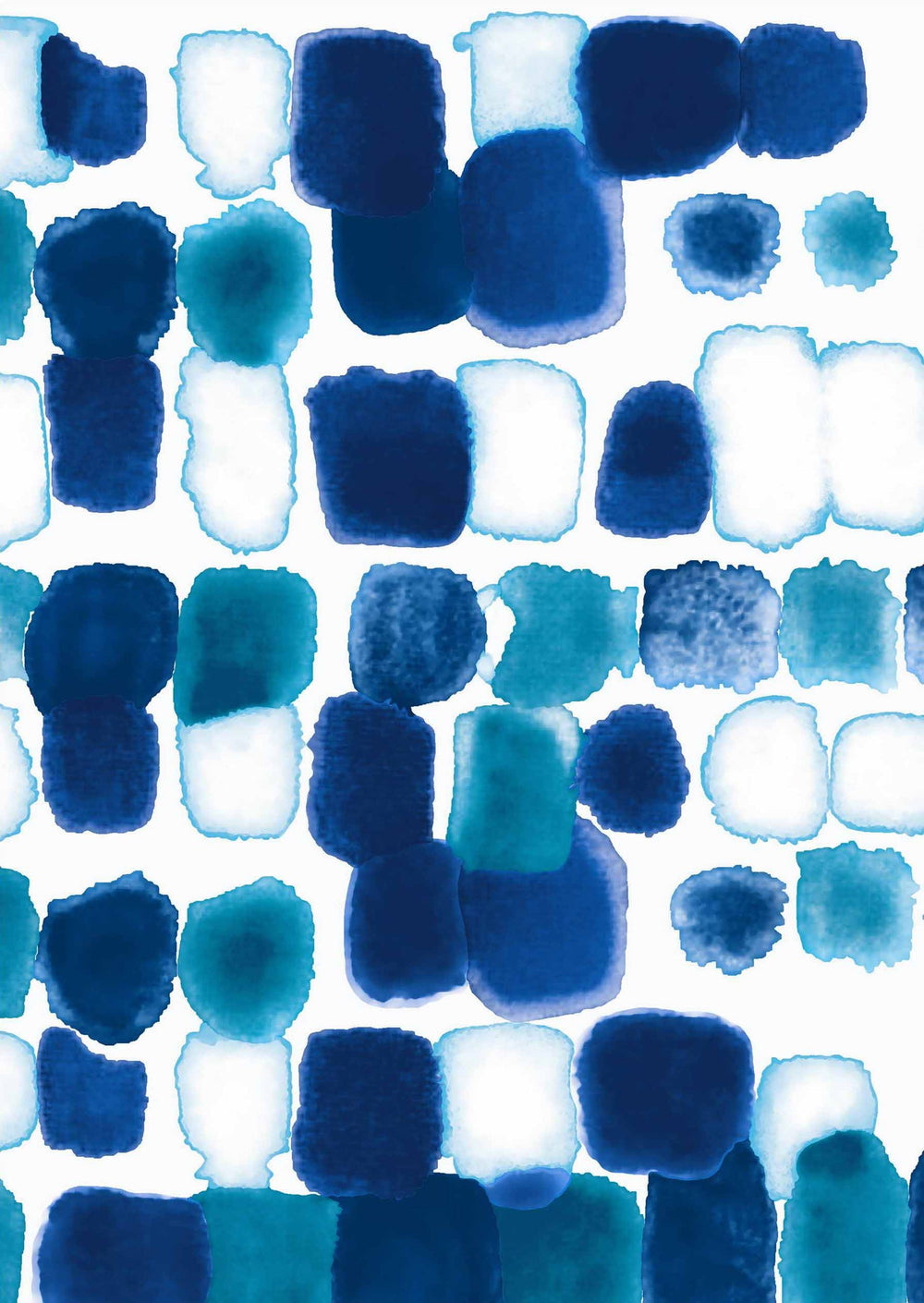 [Create Your Own] Cotton Stretch (Tie Dye Square Multi White)