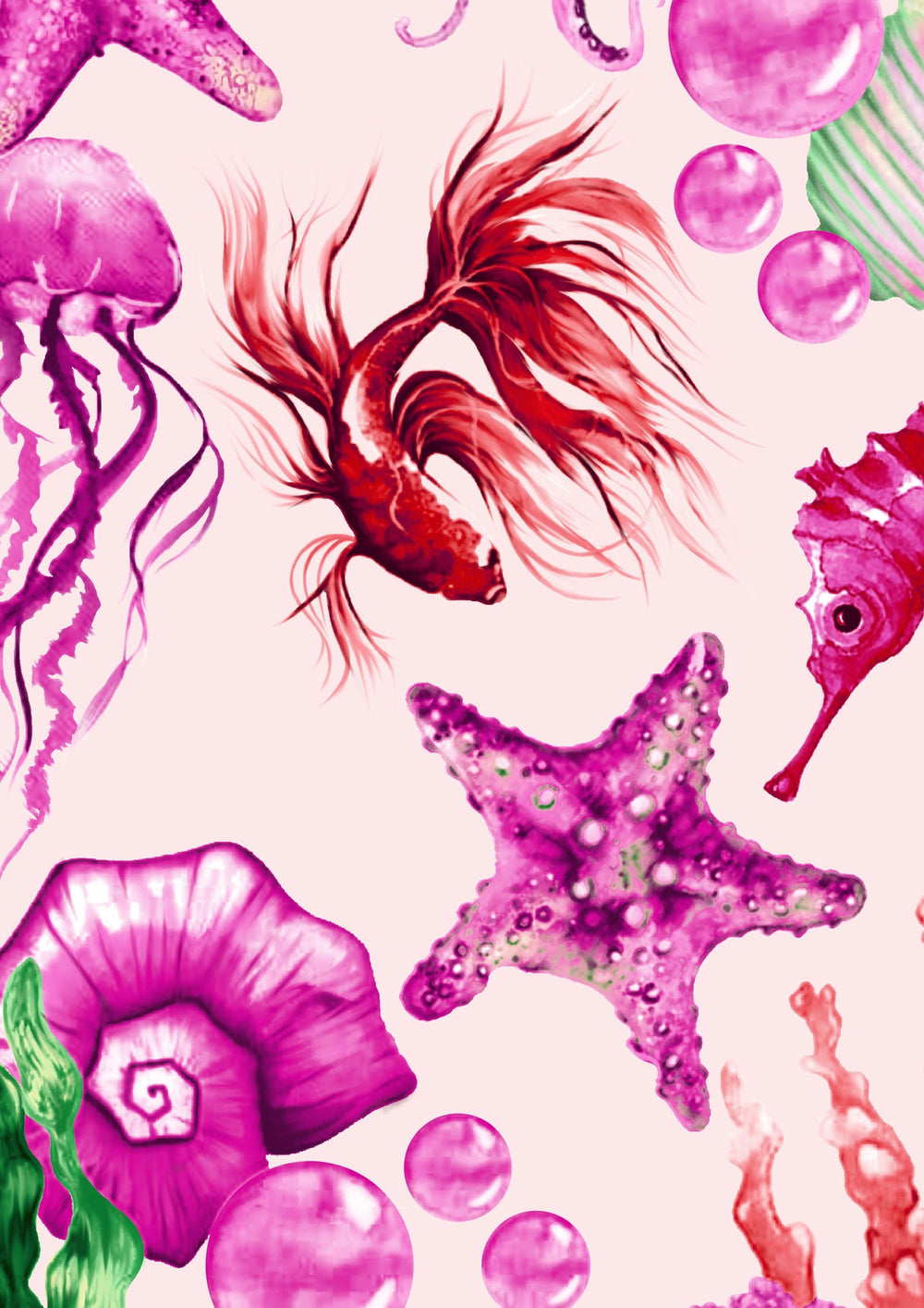 [Create Your Own] Cotton Stretch (Under The Sea)