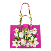 Audrey Tote_Medium_Emperor Tulip Bright_Pink