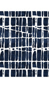 Vivien Dress Shirt Collar 3/4 Sleeve Midi Length Cotton Lawn (Abstract Covet)