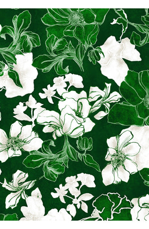 Pajama Shirt Silk Twill (Admiral Magnolia)