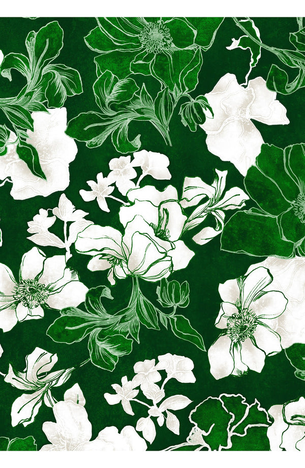 Pajama Shirt Silk Twill (Admiral Magnolia)