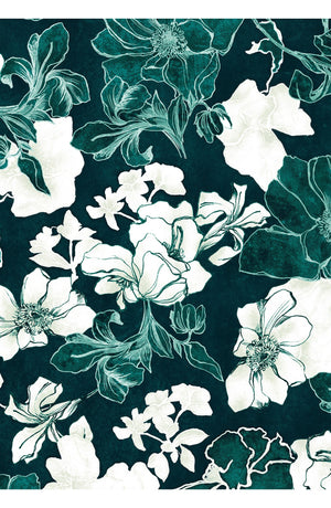 Pajama Shirt Silk Twill (Admiral Magnolia)