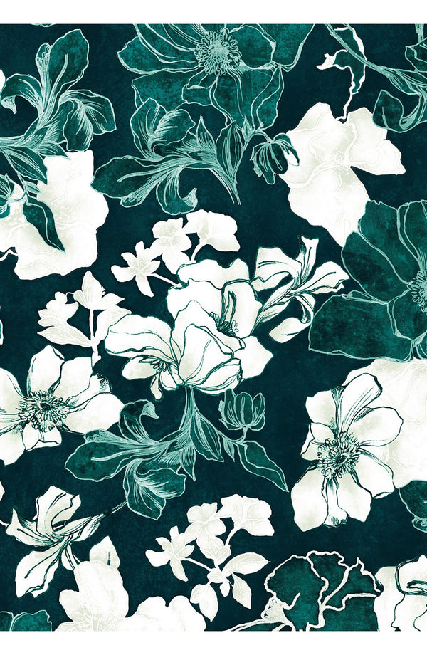 Pajama Shirt Silk Twill (Admiral Magnolia)