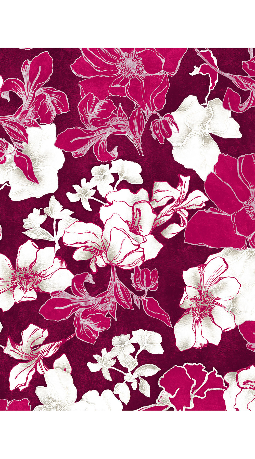 Pajama Shirt & Pajama Pants Silk Twill (Admiral Magnolia)