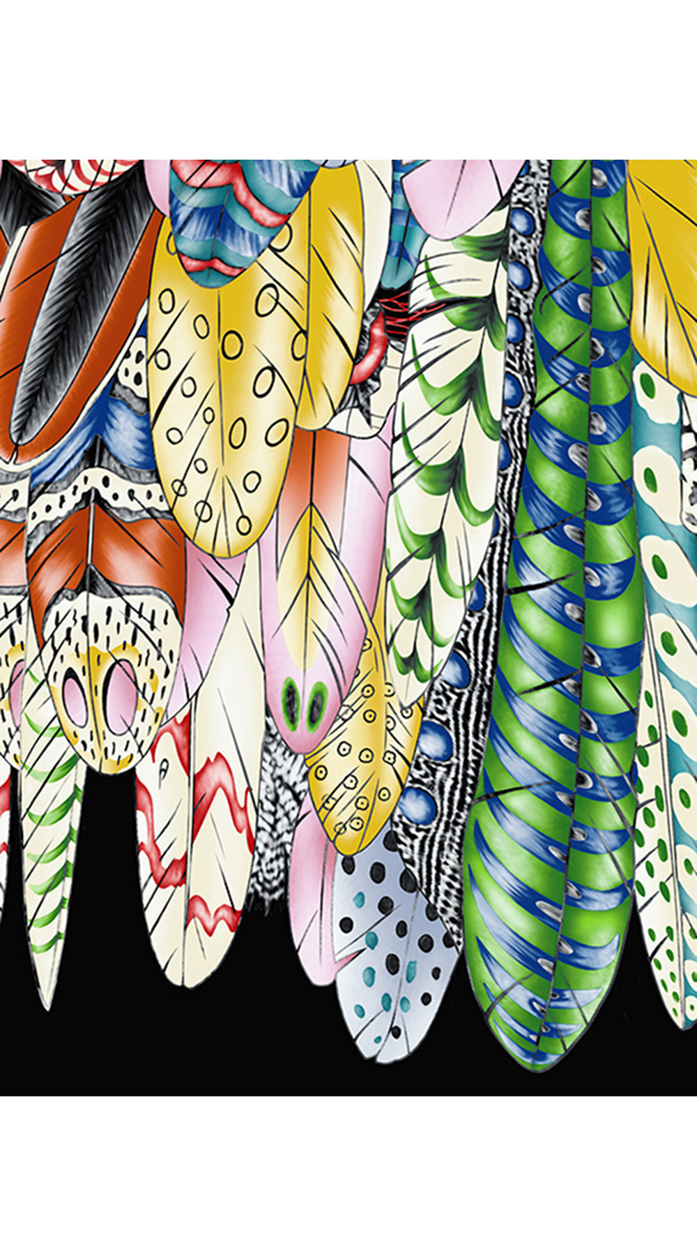 Abelia Dress Crew Neck Sleeveless Midi Length Cotton Stretch (African Feather)