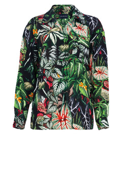 Nova Shirt Silk Twill (Amazonia Leaves)