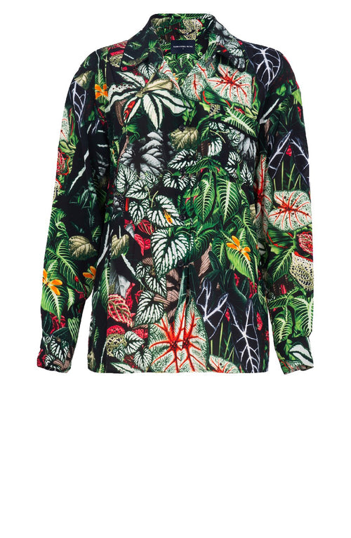 Nova Shirt Silk Twill (Amazonia Leaves)