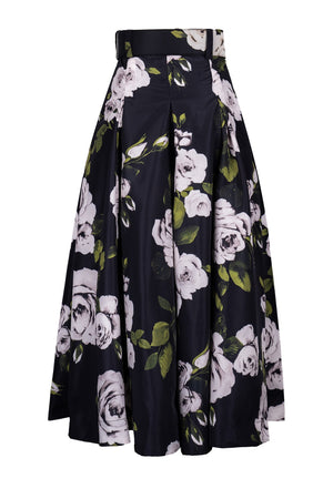 Diane Skirt Midi Plus Length Poliamide Taffta (Amber Queen Dark)