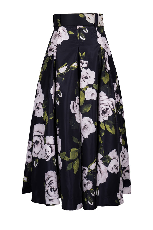 Diane Skirt Midi Plus Length Poliamide Taffta (Amber Queen Dark)