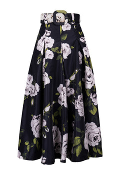 Diane Skirt Midi Plus Length Poliamide Taffta (Amber Queen Dark)