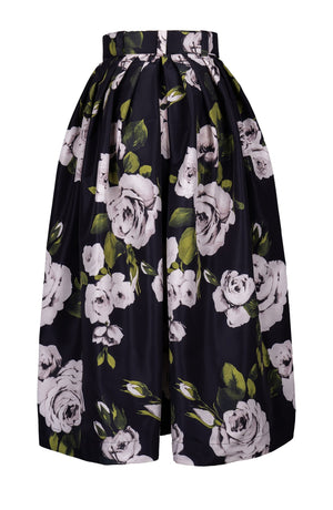 Irene Skirt Midi Length Poliamide Taffta (Amber Queen Dark)