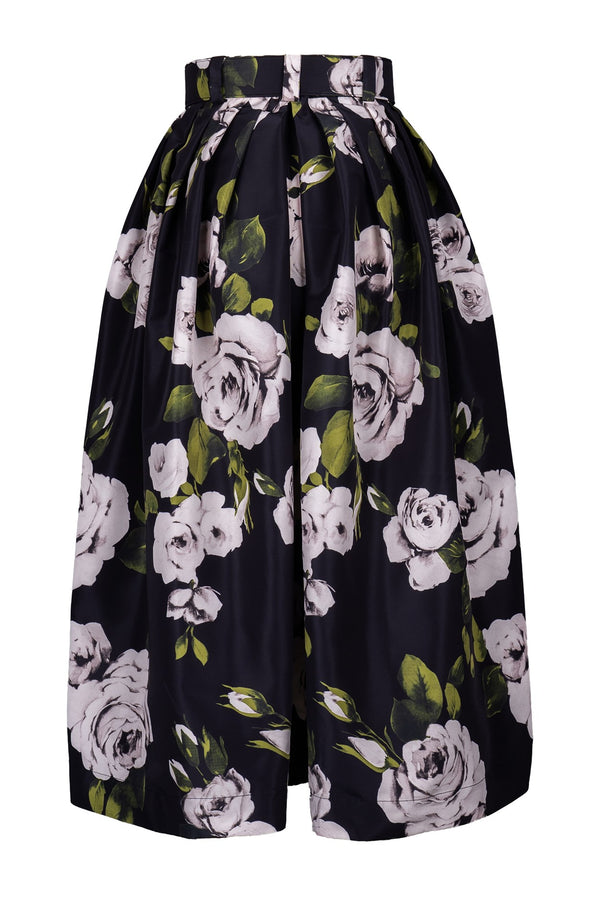 Irene Skirt Midi Length Poliamide Taffta (Amber Queen Dark)