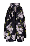 Irene Skirt Midi Length Poliamide Taffta (Amber Queen Dark)