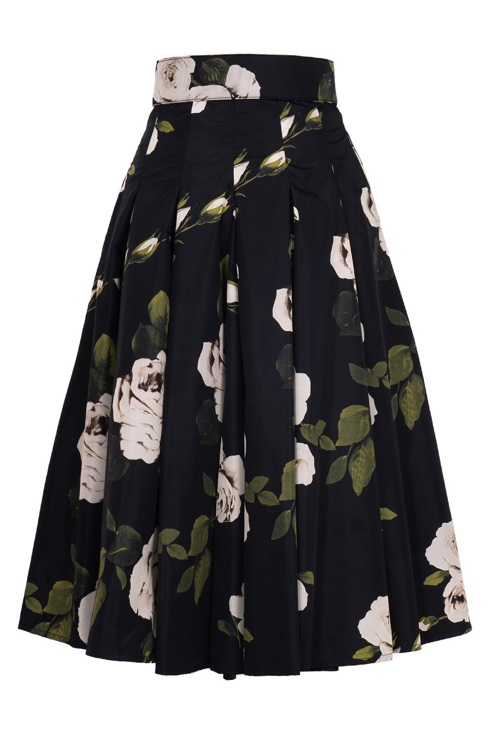 Samantha Skirt Midi Length Poliamide Taffta (Amber Queen Dark)