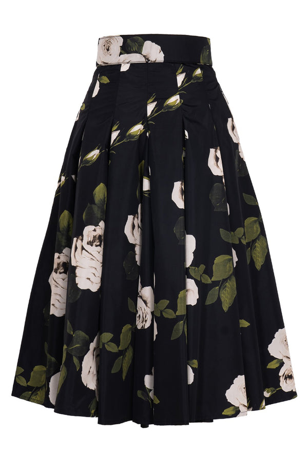 Samantha Skirt Midi Length Poliamide Taffta (Amber Queen Dark)