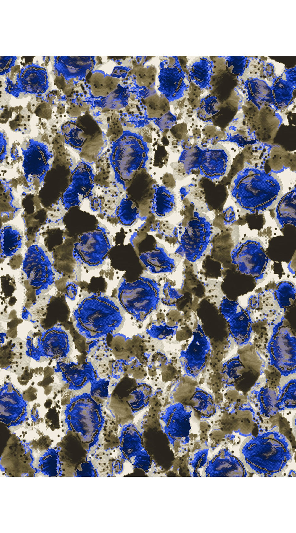 Audrey Dress #2 Shirt Collar 3/4 Sleeve Midi Length Poplin Stretch (Animal Dots)