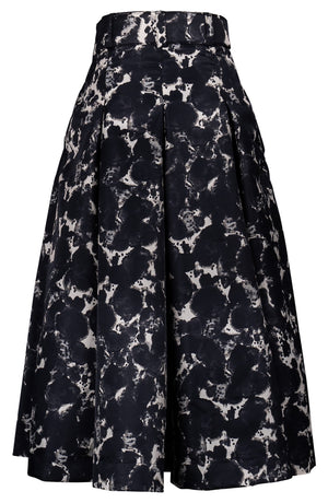 Diane Skirt Midi Length Poliamide Taffta (Animal Dots)