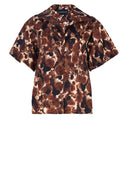Leah Shirt Poliamide Taffta (Animal Dots)
