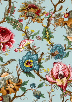 Florance Dress #2 Boat Neck 3/4 Sleeve Wool (Artemis Wallpaper)