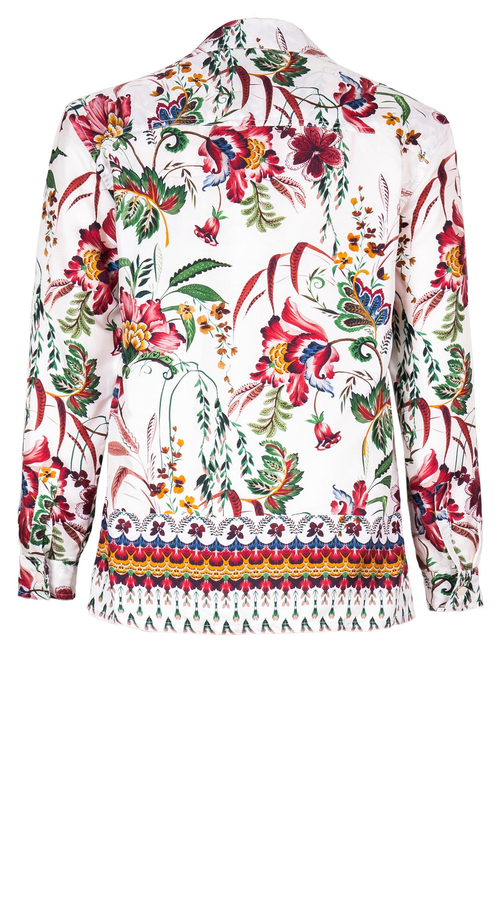 Pajama Shirt Silk Twill (Asian Botanic)