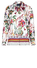 Pajama Shirt Silk Twill (Asian Botanic)