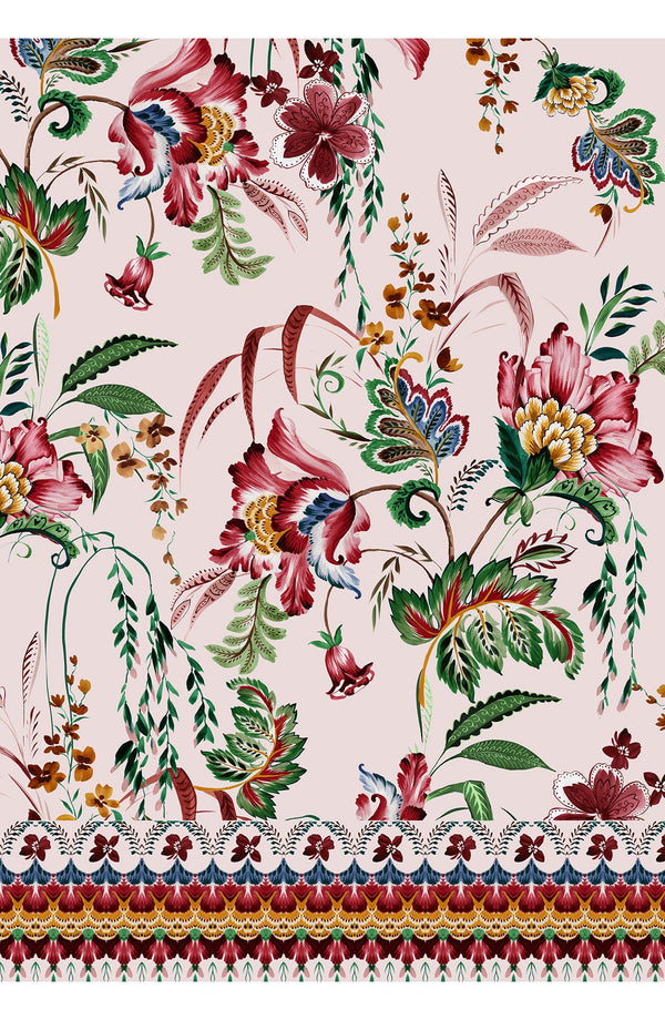 Pajama Shirt Silk Twill (Asian Botanic)