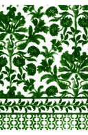 Aster Dress Shirt Collar 3/4 Sleeve Midi Length Cotton Musola (Azulejo Portuguese)