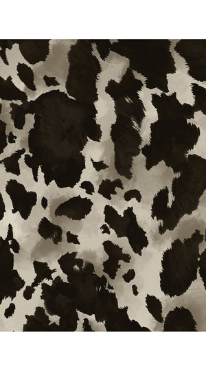 Sabrina Dress Shirt Collar 3/4 Sleeve Midi Plus Length Poliamide Taffta (Baby Mucca)