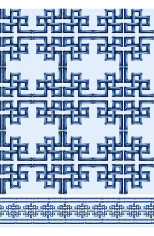 Audrey Dress #1 Shirt Collar 3/4 Sleeve Long Length Poliamide Taffta (Bamboo Grove Pastel)