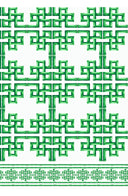 Audrey Dress #1 Shirt Collar 3/4 Sleeve Midi Length Cotton Stretch (Bamboo Grove White)