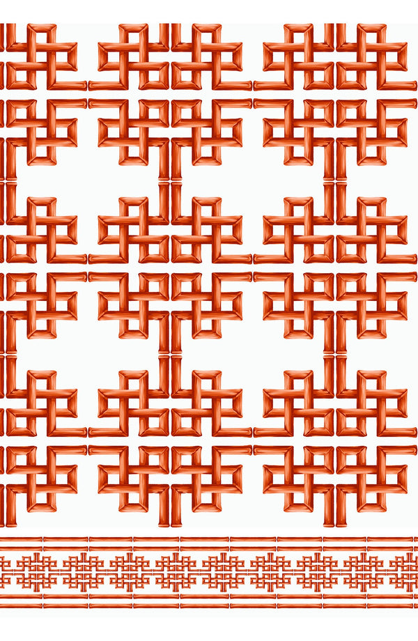 Audrey Dress #3 Shirt Collar 3/4 Sleeve Regular Length Cotton Stretch (Bamboo Grove White)