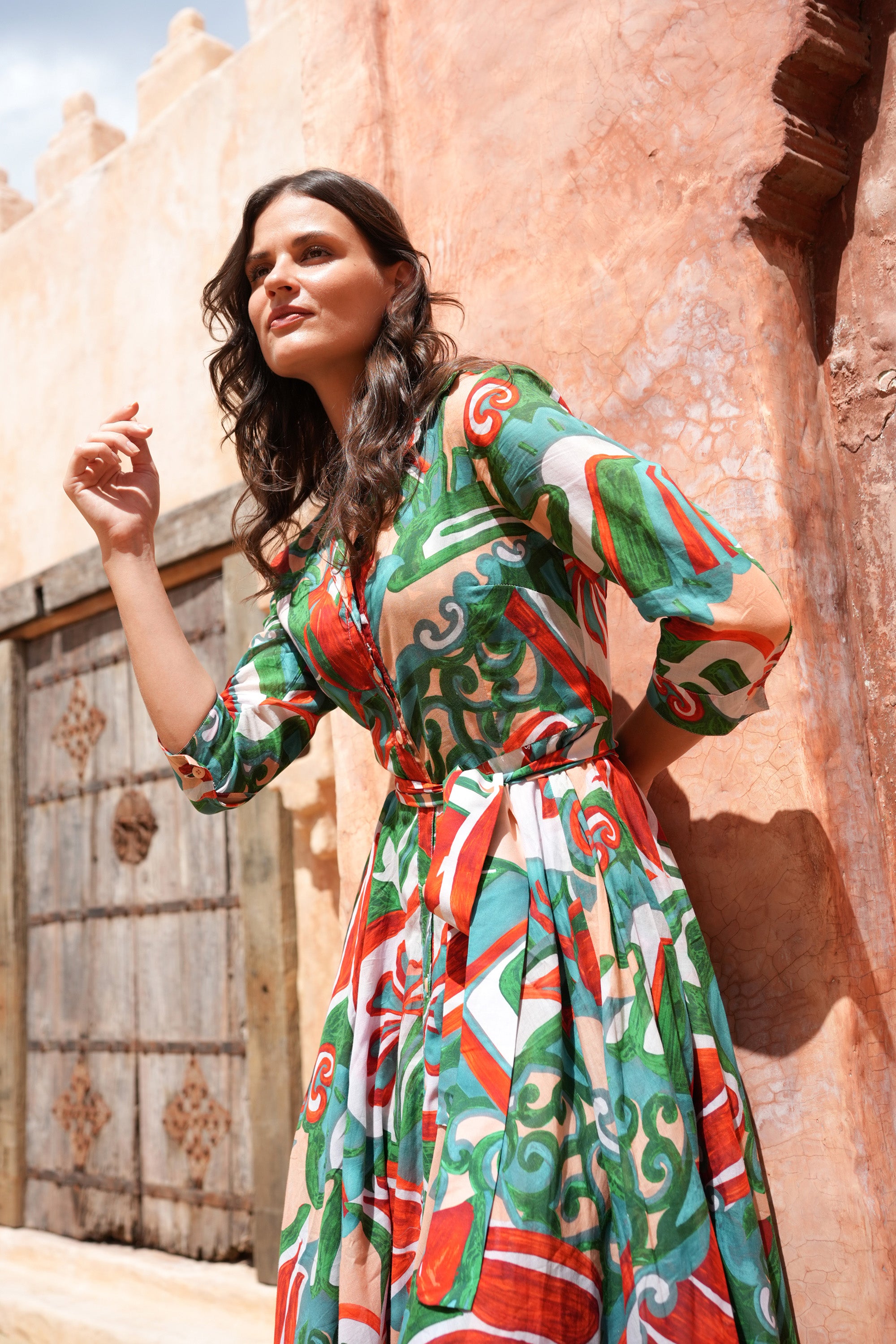 ワンピース SAMANTHA SUNG SS25 Dresses (ASTER BUGANVILLE WHITE ROSE) 0400021131120_TWEETYTULIP?wid=