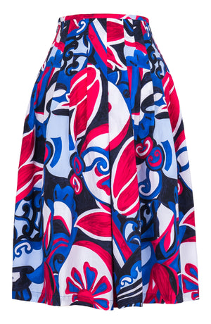 Zelda Skirt Long Length Cotton Stretch (Barcelona Mode)