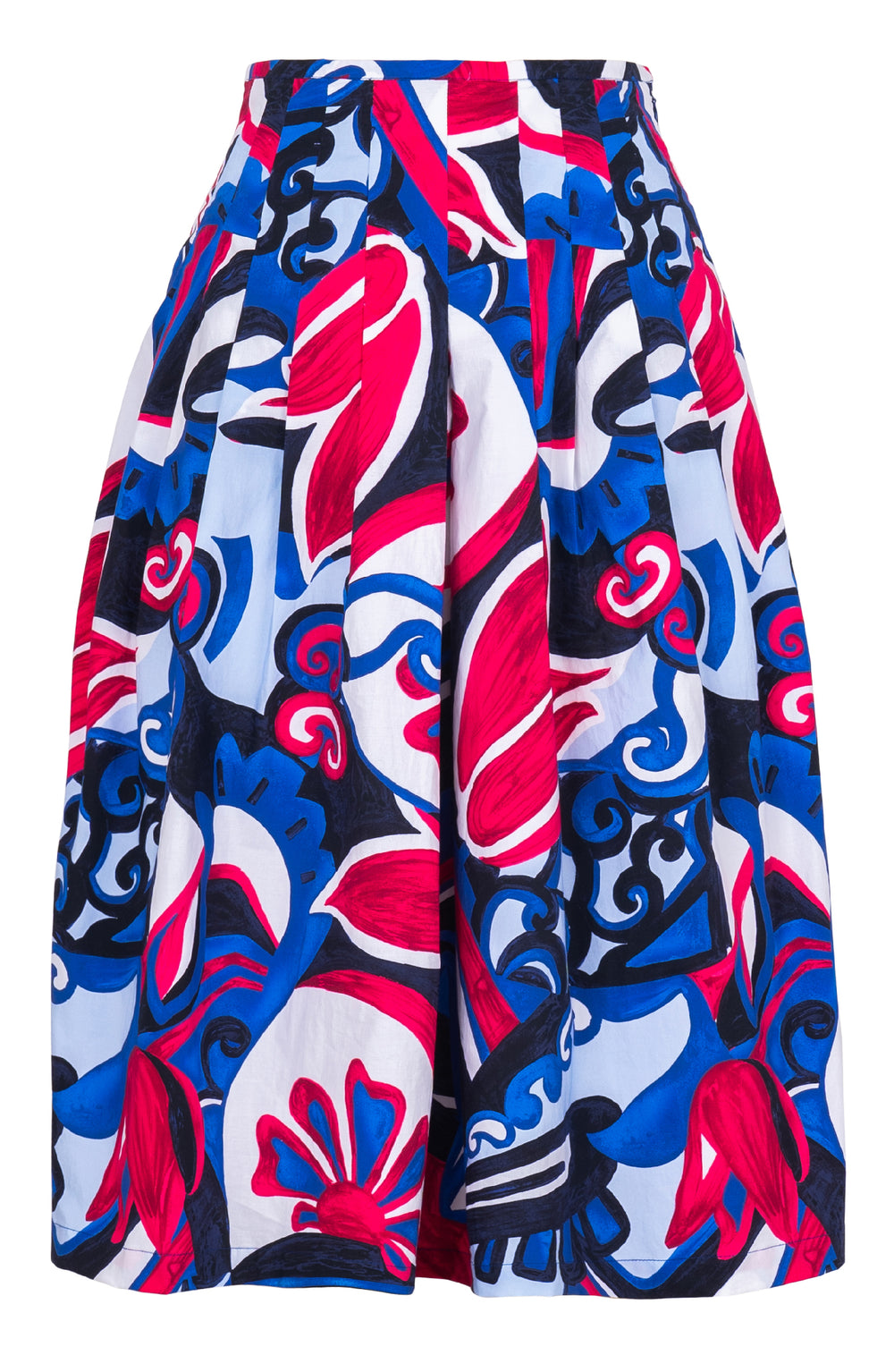 Zelda Skirt Long Length Cotton Stretch (Barcelona Mode)