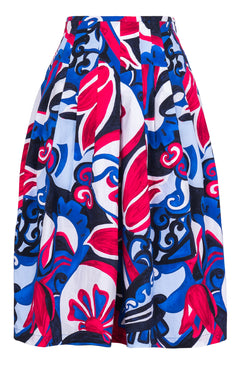 Zelda Skirt Long Length Cotton Stretch (Barcelona Mode)