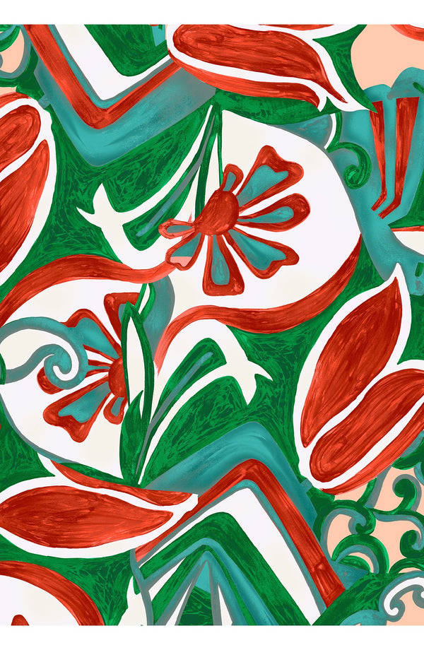 Audrey Dress #1 Shirt Collar 3/4 Sleeve Long Length Poliamide Taffta (Barcelona Mode)