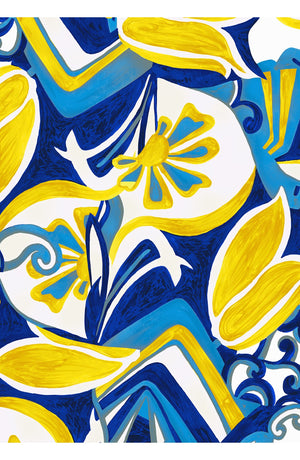 Audrey Dress #1 Shirt Collar 3/4 Sleeve Long Length Poliamide Taffta (Barcelona Mode)