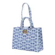 Audrey Tote_Medium_Bauhaus SS_White Admiral Blue