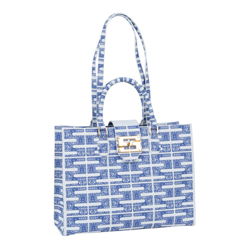 Audrey Tote_Medium_Bauhaus SS_White Admiral Blue