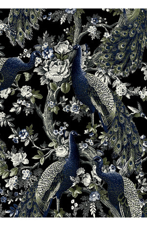 Terry Dress Shirt Collar 3/4 Sleeve Midi Plus Length Poliamide Taffta (Belvedere Peacock)