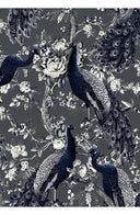 Terry Dress Shirt Collar 3/4 Sleeve Midi Plus Length Poliamide Taffta (Belvedere Peacock)