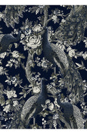 Terry Dress Shirt Collar 3/4 Sleeve Midi Plus Length Poliamide Taffta (Belvedere Peacock)