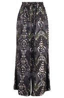 Leah Pants Silk Twill (Block Print Jungle)