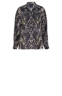 Nova Shirt Silk Twill (Block Print Jungle)