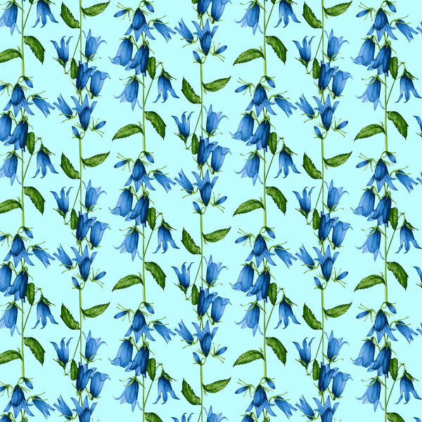 [Create Your Own] Cotton Musola (Blue Bell Flower Small Pastel)