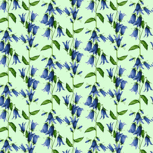 [Create Your Own] Cotton Stretch (Blue Bell Flower Small Pastel)